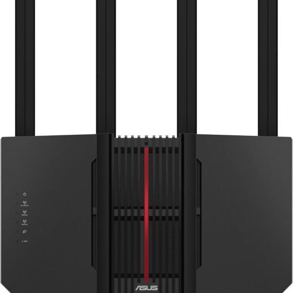 ASUS RT-BE92U BE9700 Tri-Band WiFi 7 Router, Supports New 320MHz Bandwidth & 4096-QAM, MLO, AI WAN Detection, AiMesh Support, Subscription-Free Network Security & Comprehensive VPN Features