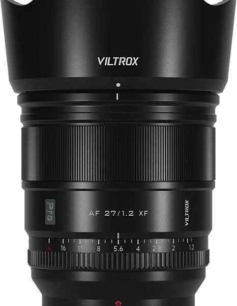 VILTROX 27mm F1.2 PRO XF Fuji Autofocus Lens, Compatible with Fuji X-Mount Mirrorless Cameras XH2S XH2 XT5 XT4 XT3 XS20 XT30 II XT200 (27mm F1.2)