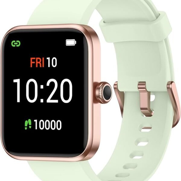 Smart Watch, Fitness Tracker with Heart Rate Monitor, Blood Oxygen, Sleep Tracking, 41mm Smartwatch Waterproof with Pedometer for Women Men Watch Compatible with Android iOS Phones