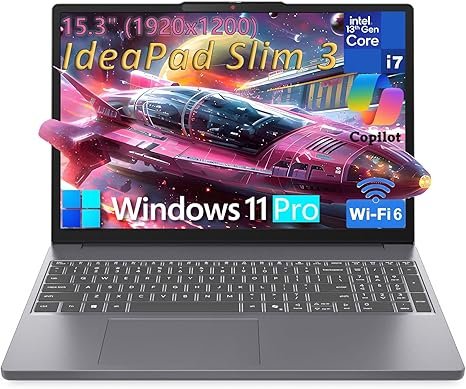 Lenovo Laptop Computer, Intel 10-Core i7-13620H (Beat Ultra 7 255U), 40GB DDR5 RAM, 1TB PCIe SSD, 15" FHD+, WiFi 6, Bluetooth 5.2, Type-C, Copilot AI for Business & Home, Luna Grey, Windows 11 Pro