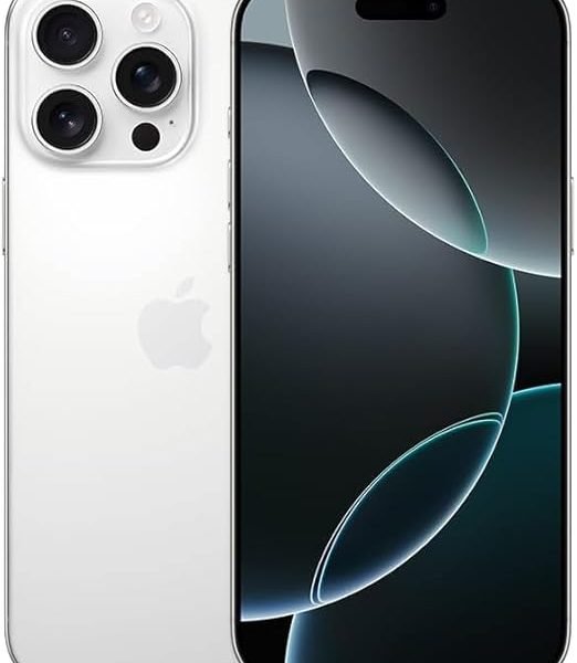 Apple iPhone 16 Pro Max, US Version, 256GB, White Titanium - Unlocked (Renewed)