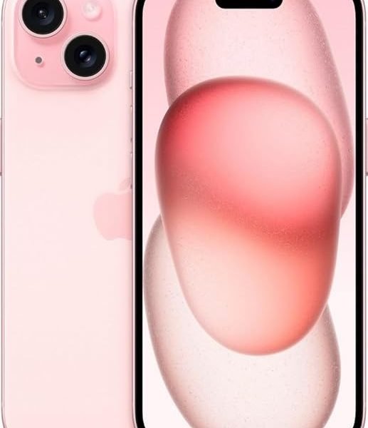 Apple iPhone 15, 512GB, Pink (Renewed)