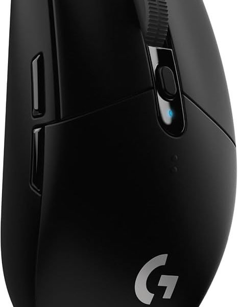 Logitech G305 LIGHTSPEED Wireless Gaming Mouse, Hero 12K Sensor, 12,000 DPI, Lightweight, 6 Programmable Buttons, 250h Battery Life, On-Board Memory, PC/Mac - Black