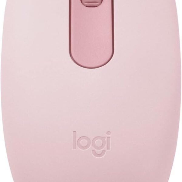 Logitech M196 Bluetooth Wireless Mouse, Compact and Portable Mouse for Laptops, Tablets and More, 12-Month Battery, Smooth Tracking, Compatible with PC and Mac, Windows and macOS - Rose